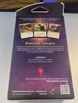 Knights Charge Brawl Deck Magic the Gathering MTG Throne of Eldraine Sealed New 630509829798 - Image 2