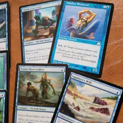 MAGIC COMMANDER DECK MTG FUN -Svyelun of Sea and Sky PURE BLUE MERFOLK God Tribe - Image 4