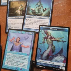 MAGIC COMMANDER DECK MTG FUN -Svyelun of Sea and Sky PURE BLUE MERFOLK God Tribe - Image 5