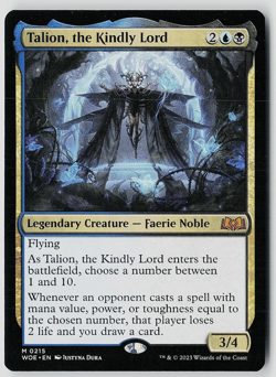 Talion, the Kindly Lord Normal M Wilds of Eldraine 215 NM - Image 1