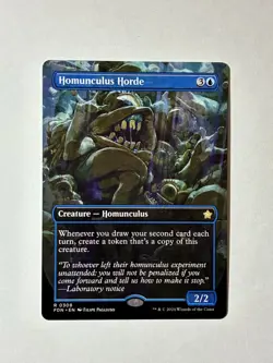 Homunculus Horde (Borderless) X1 FDN MTG - Image 1