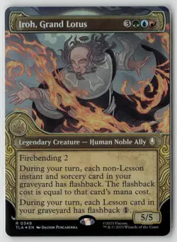 Iroh, Grand Lotus (Showcase) #349 (Foil) NM Avatar: The Last Airbender Magic MTG - Image 1