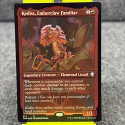 Kediss, Emberclaw Familiar [Foil Etched] #573 Magic Commander Legends - Image 2