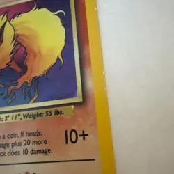 No Symbol Error Flareon Jungle Holo LP Vintage Pokemon 1999 - Image 3