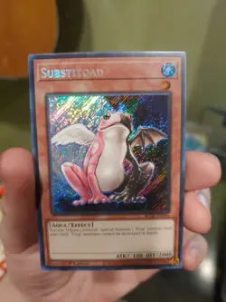 YUGIOH! TCG - Substitoad - BLTR- EN054 - SCR - NM - Image 1