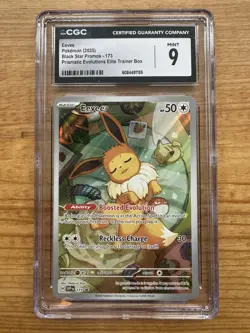 Eevee Black Star Promo #173 CGC 9 Mint Pokemon Card - Image 1