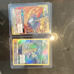 Nintendo Pokemon TCG 2 Card Lot Japanese Holo Lapras Tag Team GX 2019 - Image 1