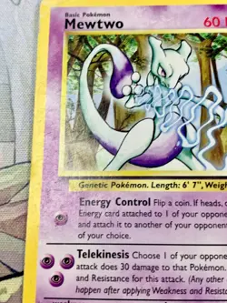 Pokemon Card Mewtwo JR 12 Stamp Rally Promo 2000 Japanese #2872 - Image 5