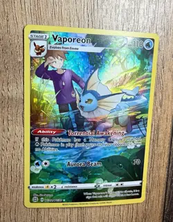 Vaporeon TG02/TG30 Pokemon Sword & Shield Brilliant Stars MINT PACK FRESH - Image 2