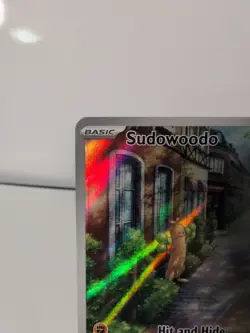 Pokemon TCG Sudowoodo 219/193 Paldea Evolved Illustration Rare 2023 NM - Image 2