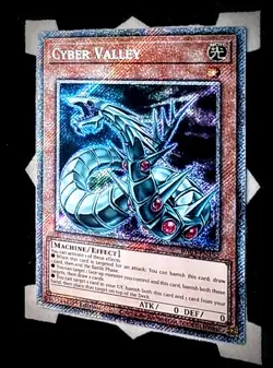 Cyber Valley RA03-EN192 Platinum Secret Rare 1st Edition Yugioh - Image 2
