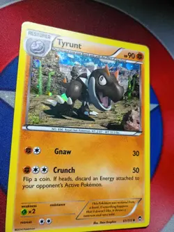 POKEMON - TYRUNT (61/111) FURIOUS FISTS COSMOS HOLO CARD 🔥 - Image 2