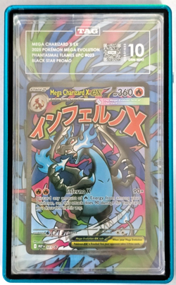 TAG 10 Mega Charizard X EX 023 – 2025 Pokemon Mega Evolution Promo Holo - Image 1