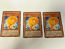 3X Trigon - TSHD-EN031 3 x3 Yugioh Yu Gi Oh! Playset 1st Edition - Image 1