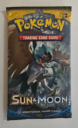 ✨ Pokemon Sun & Moon Booster Pack Lot (2 Packs) – Factory Sealed ✨ - Image 2