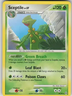 Pokemon TCG Sceptile (30) Rare Arceus 30/99 - Image 1
