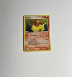 Nintendo Pokemon TCG Flareon 5/115 EX Unseen Forces Reverse Holo Rare 2005 - Image 1