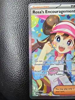 Pokemon Rosa's Encouragement 123/088 Special Illustration Rare Near Mint - Image 2