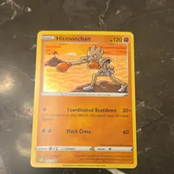 2023 Pokemon Hitmonchan 012/034 Holo TCG Classic Foil Exclusive New - Image 3