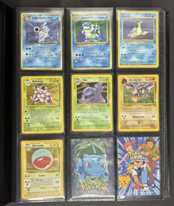 Pokemon Vintage Binder - Japanese Dark Blastoise 009 Holo & Blastoise 009 Holo - Image 1