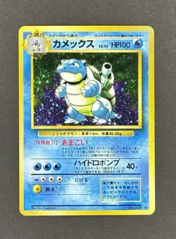 Pokemon Vintage Binder - Japanese Dark Blastoise 009 Holo & Blastoise 009 Holo - Image 2