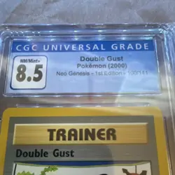 CGC 8.5 Double Gust Neo Genesis 1st Edition #100/111 2000 English Pokemon - Image 4