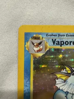 Wizards of the Coast Vaporeon 12/64 Jungle 1999 80 HP Holo Rare Pokemon - Image 4