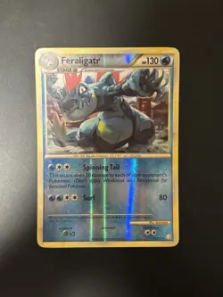 Feraligatr 20/123 Reverse Holo Pokemon HeartGold & SoulSilver - LP - Image 1