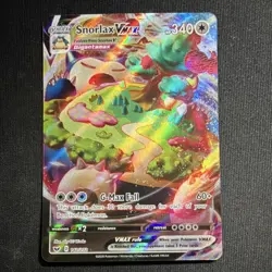 Pokemon Snorlax VMAX Ultra Rare Full Art Holo 142/202 Sword & Shield 340 HP - Image 1