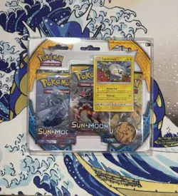 Pokemon TCG: Sun & Moon 3-Pack Blister Togedemaru Promo New Factory Sealed - Image 1