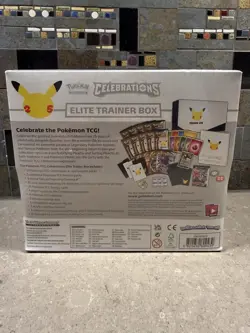 Pokemon Celebrations 25th Anniversary Elite Trainer Box New Sealed - Seal Rips - Image 3