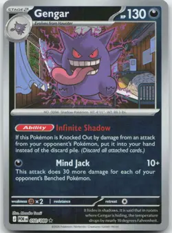 Pokemon : Gengar Perfect Order 050/088 : R Reverse Holo - Image 1