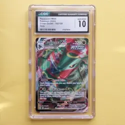 Pokemon Rayquaza VMAX 102/159 Crown Zenith Ultra Rare Holo CGC 10 2023 - Image 1