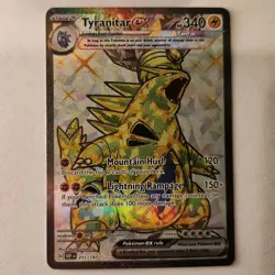 Pokemon TCG- Tyranitar ex 211/197 Ultra Rare Full Art Obsidian Flames - NM - Image 1