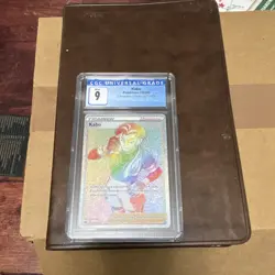 Pokemon TCG Kabu Secret Rare Full Art Champion's Path 077/073 CGC 9 Holo - Image 1