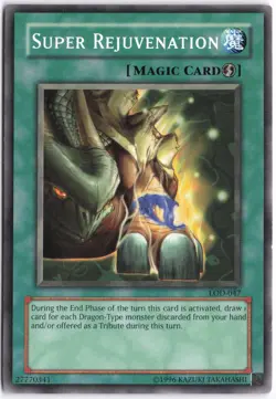 Yugioh - Super Rejuvenation LOD-047 Unlimited - Legacy of Darkness - Image 1