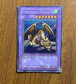 Thousand Dragon MRD-143 Metal Raiders Unlimited Edition Fusion Yugioh LP-MP - Image 1