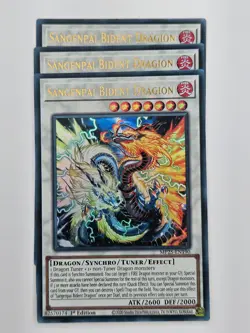 Yu Gi Oh - 3x MP25-EN190 Sangenpai Bident Dragion - Ultra Rare - Image 1
