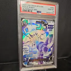 PSA 10 Boeuf Burst Manga Event Alternate Art Card OP12-060 One Piece Gem Mint - Image 1