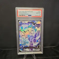 PSA 10 Boeuf Burst Manga Event Alternate Art Card OP12-060 One Piece Gem Mint - Image 2
