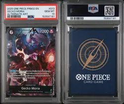 PSA Gem Mint 10 One Piece Prb02 Gecko Moria Alternate Art #013 - Image 1