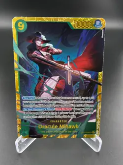 Dracule Mihawk OP14-119 Secret Rare The Azure Sea's Seven One Piece NM - Image 1