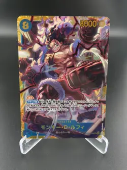 Monkey.D.Luffy OP11-118 Secret Rare A Fist of Divine Speed One Piece JAPANESE NM - Image 1