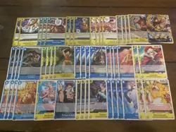 Portgas D Ace Blue Yellow OP12 Complete Deck One Piece TCG Ready To Play - Image 2