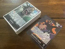 Marshall D Teach Black Blackbeard OP12 Complete Deck One Piece TCG Ready To Play - Image 1