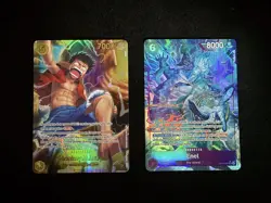 OP15-119 SEC Monkey.D.Luffy and Enel op15-060 alt art One Piece TCG CCG - Image 1