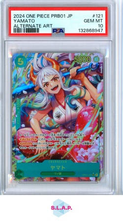 YAMATO ONE PIECE 121 2024 PRB01 ALTERNATE ART JAPANESE PSA 10 GEM MT - Image 1