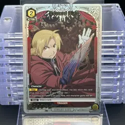 Union Arena Edward Elric R* UE09BT/FMA-1-011 Rare Alt Art - NM Foil - Image 1