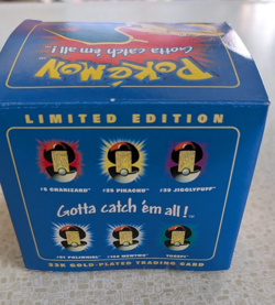 SEALED 1999 Burger King Pokemon Charizard 23K Gold Plated Card - NOS w/ COA - Image 5