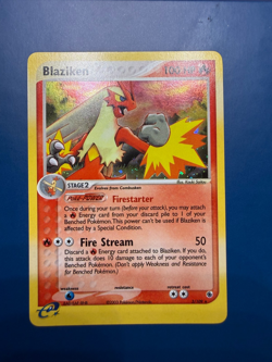 Pokemon TCG Blaziken Holo Card 3/109 Ruby and Sapphire 2004 VLP - Image 1